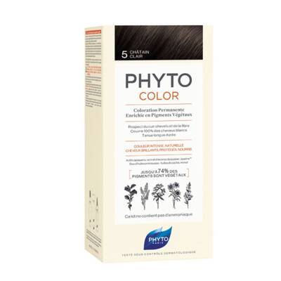 Phytocolor 5 Light Brown Bitkisel Saç Boyası Açık Kestane - 1
