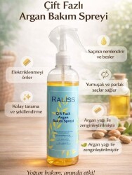 Raliss 2 Phase Argan Yağlı Fön Suyu 320 ML - 2