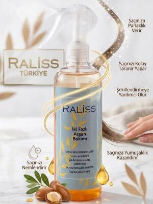 Raliss 2 Phase Argan Yağlı Fön Suyu 320 ML - 4
