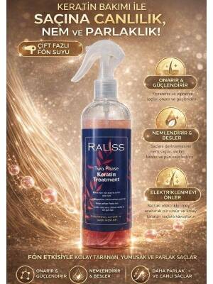 Raliss 2 Phase Keratin Onarıcı Fön Suyu 320 ML - 2