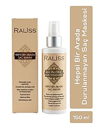 Raliss All In One Haır Treatment Hepsi Bir Arada Durulanmayan Saç Maskesi 150 ML - Raliss