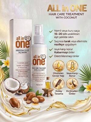 Raliss All in One Hair Treatment Hindistan Cevizi Durulanmayan Saç Maskesi 150 ML - 3
