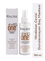 Raliss All in One Hair Treatment Hindistan Cevizi Durulanmayan Saç Maskesi 150 ML - Raliss