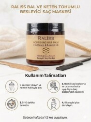 Raliss Bal Özlü Ve Keten Tohumlu Besleyici Maske 500 ML - 3