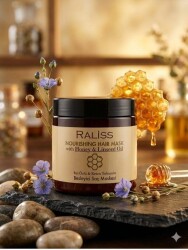 Raliss Bal Özlü Ve Keten Tohumlu Besleyici Maske 500 ML - 4