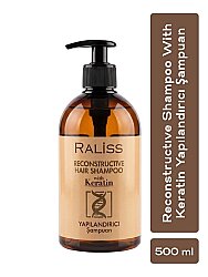 Raliss Reconstructıve Shampoo With Keratin Yapılandırıcı Şampuan 500 ML - Raliss