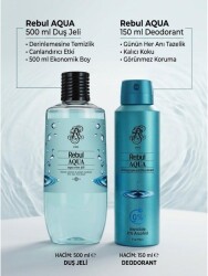 Rebul Aqua Duş Jeli 500 ML + Deo Aqua 150 ML - 2