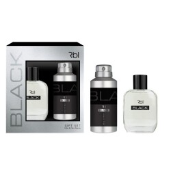 Rebul Black EDT 50 ml + Deodorant Sprey 150 ml Erkek Parfüm Seti - Rebul