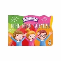 Renk Renk Gökyüzü - Kıpırtılı Pırıltılı Gökyüzü Karton Kitap - 