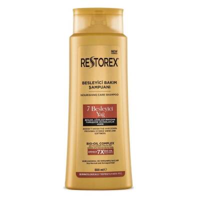 Restorex 7 Yağ Besleyici Bakım Etkili Şampuan 500 ml - 1