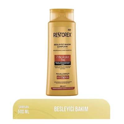 Restorex 7 Yağ Besleyici Bakım Etkili Şampuan 500 ml - 2