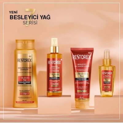 Restorex 7 Yağ Besleyici Bakım Etkili Şampuan 500 ml - 6