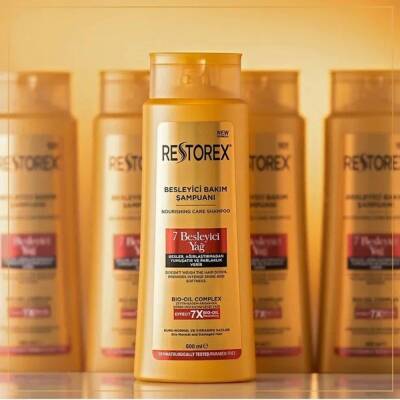 Restorex 7 Yağ Besleyici Bakım Etkili Şampuan 500 ml - 7