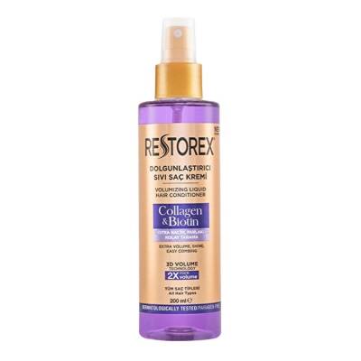 Restorex Collagen ve Biotin Dolgunlaştırıcı 200 ml Sıvı Saç Kremi - 1