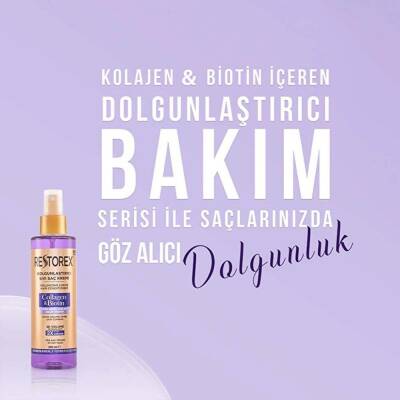 Restorex Collagen ve Biotin Dolgunlaştırıcı 200 ml Sıvı Saç Kremi - 3