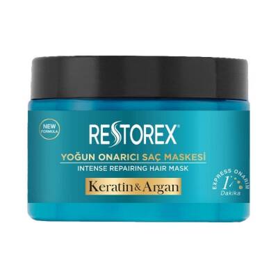 Restorex Keratin & Argan Yoğun Onarıcı Saç Maskesi 300 ml - 1