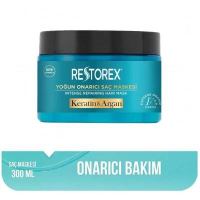 Restorex Keratin & Argan Yoğun Onarıcı Saç Maskesi 300 ml - 2