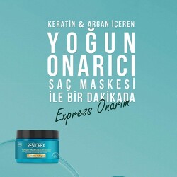 Restorex Keratin & Argan Yoğun Onarıcı Saç Maskesi 300 ml - 4