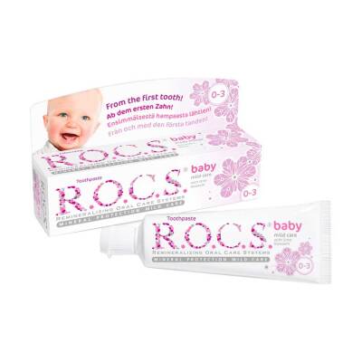 ROCS Baby 0-3 Yaş Ihlamur Özlü Yutulabilen Macun 35ml - 1