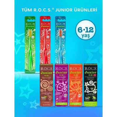 Rocs Junior 6-12 Yaş Çocuk Diş Fırçası-YEŞİL - 7