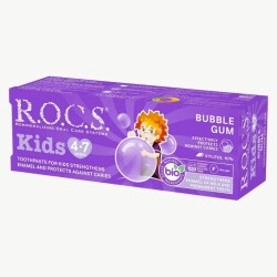 ROCS Kids 4-7 Yaş Meyveli Çocuk Macunu Balon Sakızı 35ml - 2
