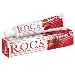 Rocs Teens Yaban Çileği 8-18 Yaş Diş Macunu 60 Ml - ROCS