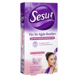 Sesu Ağda Bandı Yüz Hassas Ciltler 20'li - Sesu