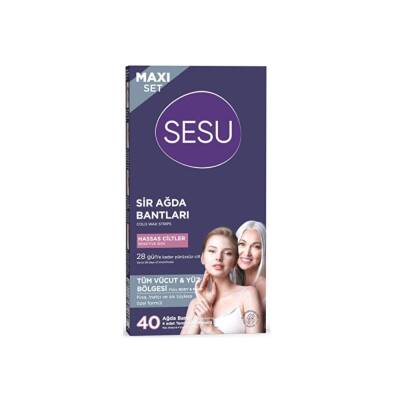 Sesu Vücut Ağda Bandı Maxi Set 40 lı - 1