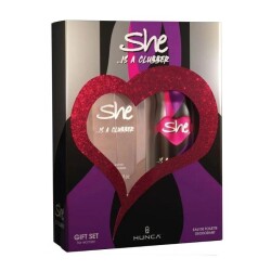 She Is A Clubber EDT 50 ml + Deodorant Sprey 150 ml Kadın Parfüm Seti - 1