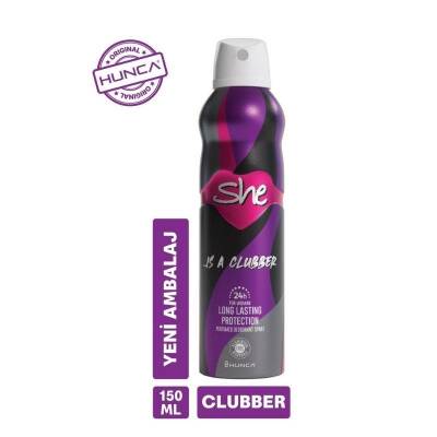 She Is A Clubber EDT 50 ml + Deodorant Sprey 150 ml Kadın Parfüm Seti - 5