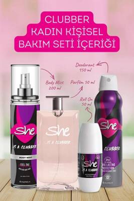 She Is A Clubber Kadın Kişisel Bakım Seti - 2