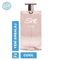 She Is Cool EDT 50 ml + Deo Sprey 150 ml Kadın Parfüm Seti - 4