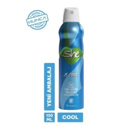 She Is Cool EDT 50 ml + Deo Sprey 150 ml Kadın Parfüm Seti - 5