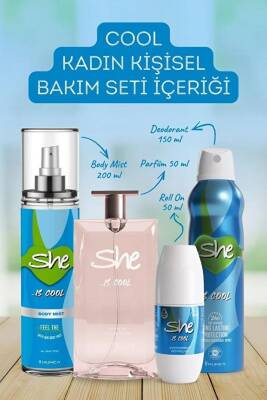 She Is Cool Kadın Kişisel Bakım Seti - 2