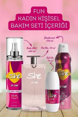 She Is Fun Kadın Kişisel Bakım Seti - 2