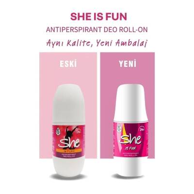 She Is Fun Kadın Roll-On Deodorant 50 ml - 3