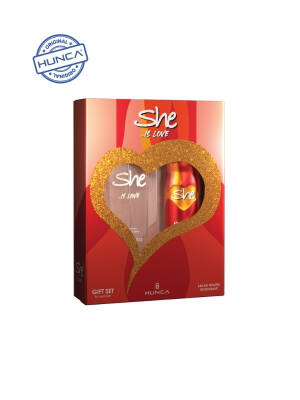 She Is Love EDT 50 ml + Deo Sprey 150 ml Kadın Parfüm Seti - 1