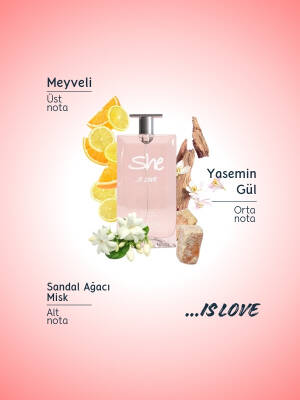 She Is Love EDT 50 ml + Deo Sprey 150 ml Kadın Parfüm Seti - 2