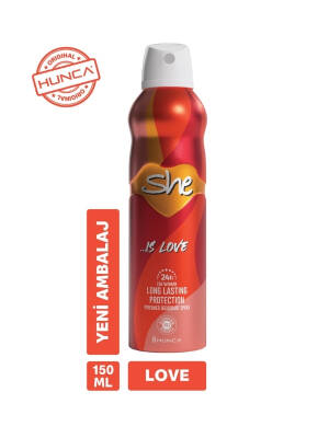 She Is Love EDT 50 ml + Deo Sprey 150 ml Kadın Parfüm Seti - 3