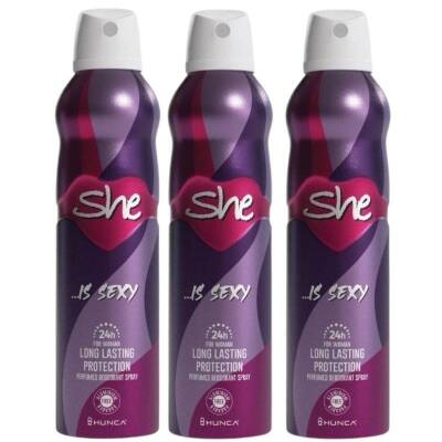 She Sexy Kadın Deodorant ( 3 Adet X 150 ml ) - 1