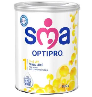 SMA OPTIPRO 1 800 gr 0-6 Ay Bebek Sütü - 1