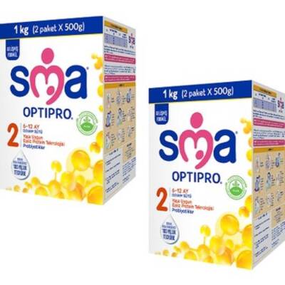 SMA Optipro 2 Probiyotik Devam Sütü 1000 gr 2 Adet - 1