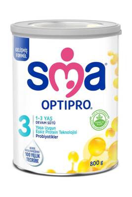 SMA OPTIPRO 3 800 gr 1-3 Yaş Devam Sütü - 1
