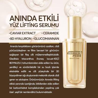 Softto Plus Anında Etkili Yüz Lifting Serum 50 ml - 3