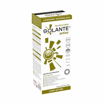 Solante Antiox Sun Care Lotion Spf 50+ 150 ml Anti-Aging Güneş Losyonu - 1