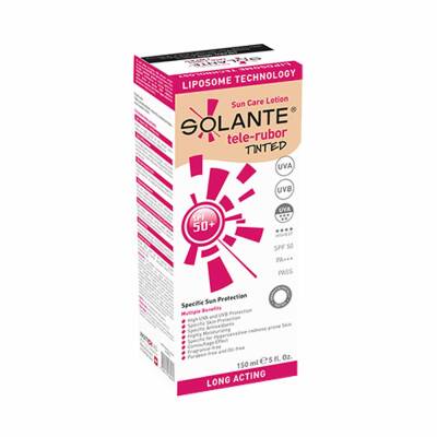 Solante Tele-Rubor Tinted Spf50+ Kızarıklık Önleyici Renkli Güneş Losyonu 150 ml - 1