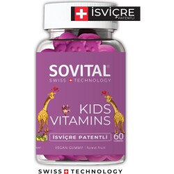 Sovital Kids Çocuk Vitamini Vegan Gummy 60 Adet - Sovital