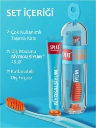Splat Biocalcium Diş Macunu 25 gr + Diş Fırçası Seyahat Seti - 4