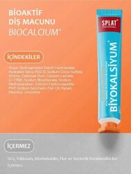 Splat Biocalcium Diş Macunu 25 gr + Diş Fırçası Seyahat Seti - 8