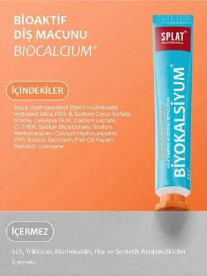 Splat Biocalcium Diş Macunu 25 gr + Diş Fırçası Seyahat Seti - 8